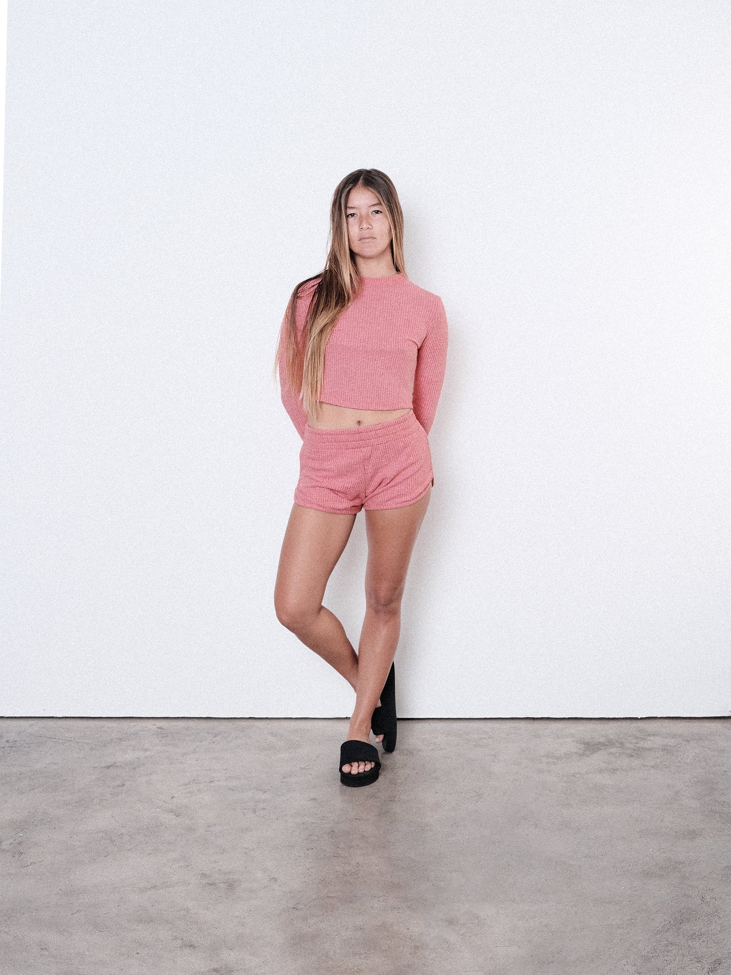 CROPPED LONGSLEEVE - RED