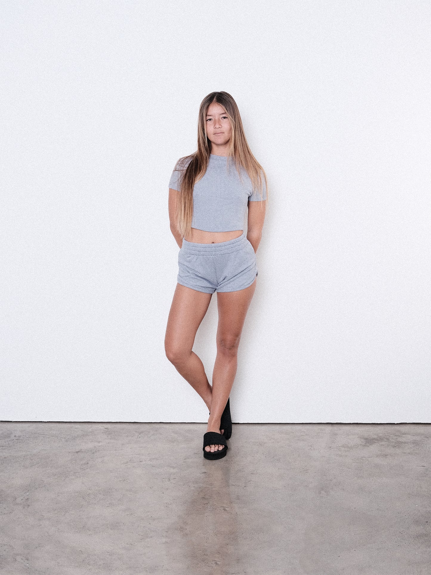 CROPPED TOP - LIGHT BLUE