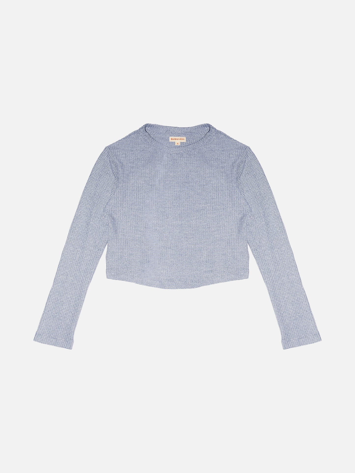 CROPPED LONGSLEEVE - LIGHT BLUE