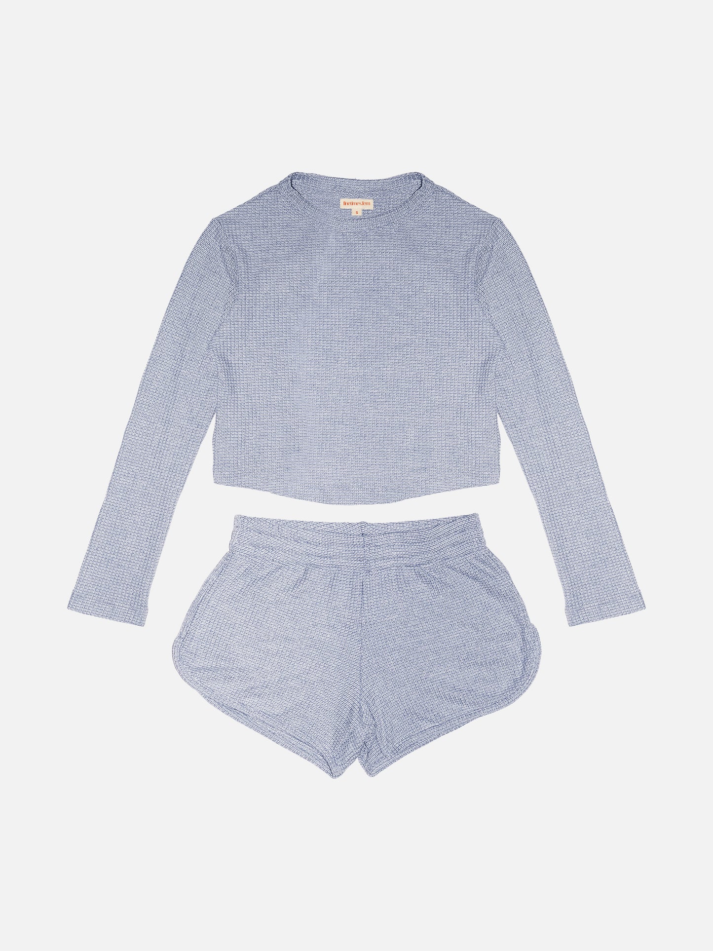 CROPPED LONGSLEEVE - LIGHT BLUE