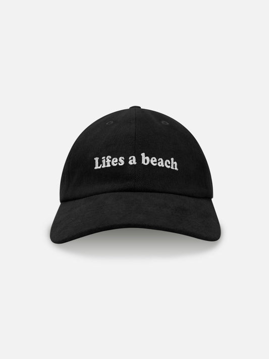 LIFES A BEACH - CLASSIC CAPS BLACK