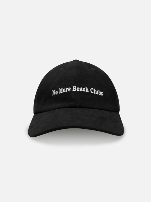 NO MORE BEACH CLUB - CLASSIC CAPS BLACK