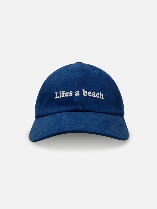 LIFES A BEACH - CLASSIC CAPS BLUE