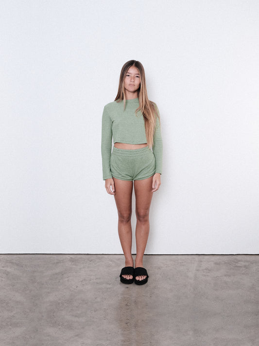 CROPPED LONGSLEEVE - GREEN