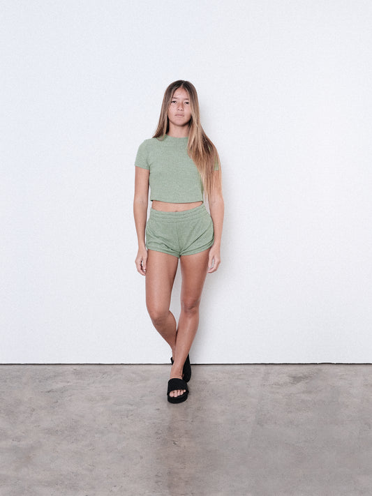 CROPPED TOP - GREEN