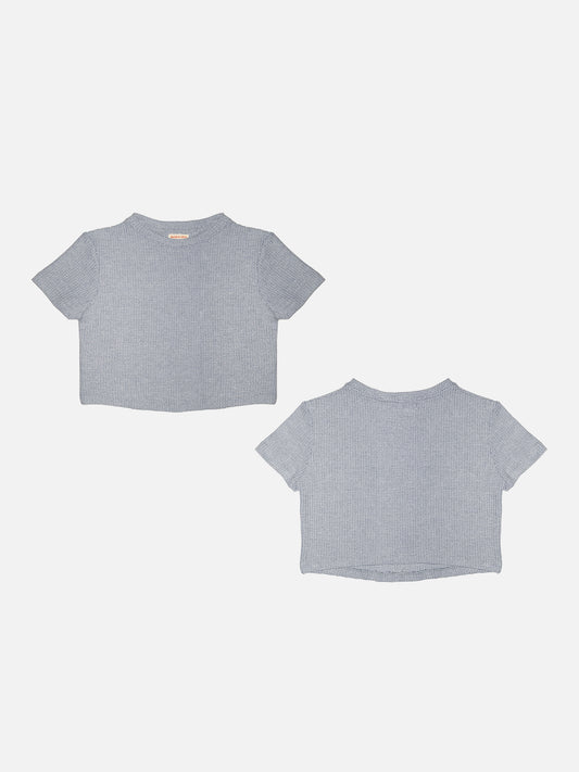 CROPPED TOP - LIGHT BLUE