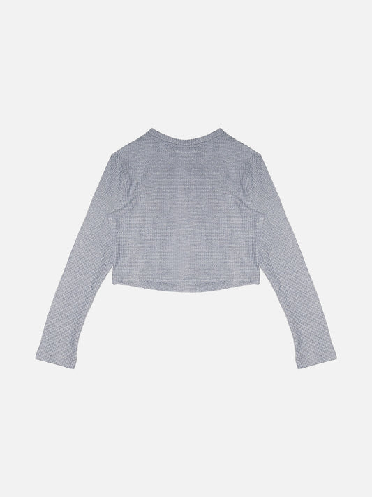 CROPPED LONGSLEEVE - LIGHT BLUE