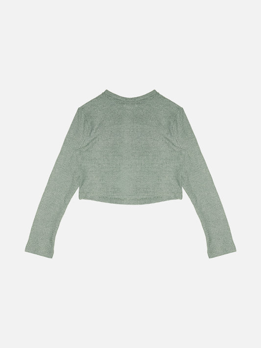 CROPPED LONGSLEEVE - GREEN